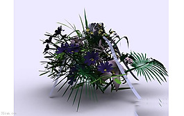 插花3D模型
