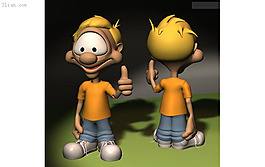 3D卡通男孩模型