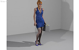 3D時尚女郎模型