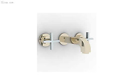 不銹鋼方形水龍頭3D模型