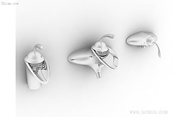 不銹鋼水龍頭3D模型