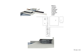 現(xiàn)代建筑3D模型