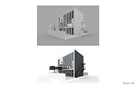3D現(xiàn)代建筑模型