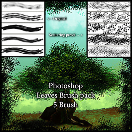 植物Photoshop筆刷下載