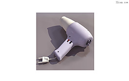 電吹風(fēng)3D模型