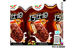 巧克力雪糕包裝設(shè)計PSD分層素材