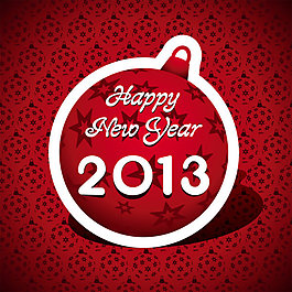 2013新年快樂矢量素材