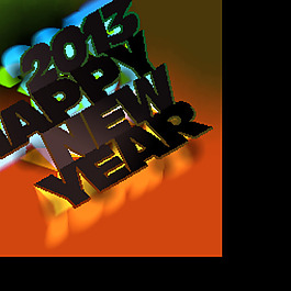 2013新年創(chuàng)意背景矢量圖