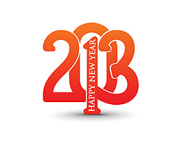 2013新年創(chuàng)意背景矢量素材