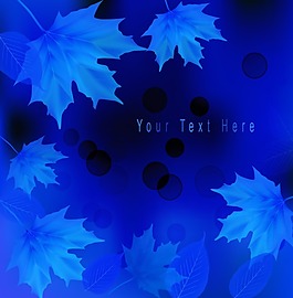 浪漫秋季矢量素材下載