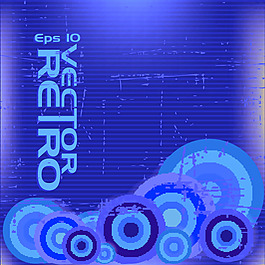 圓形復(fù)古元素矢量素材