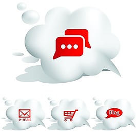 可愛網(wǎng)站標(biāo)簽設(shè)計(jì)矢量圖