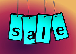 銷售打折標簽矢量圖下載