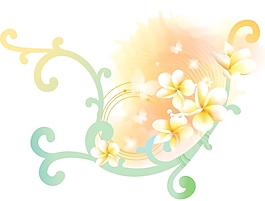 韓國(guó)卡通花紋矢量圖下載