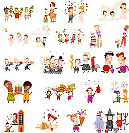 圣誕節(jié)素材矢量圖下載