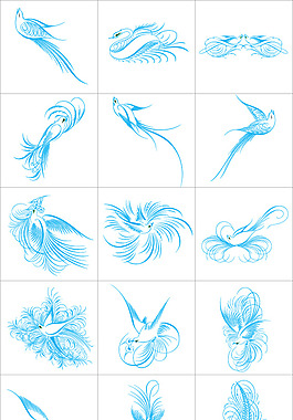 fabulous bird矢量图下载