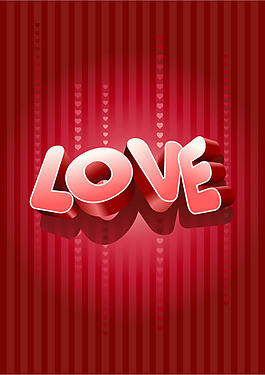 LOVE字體設計矢量圖下載