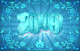 2009字體設(shè)計矢量圖下載