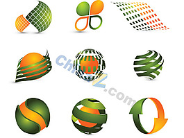 個性動感圖標矢量素材