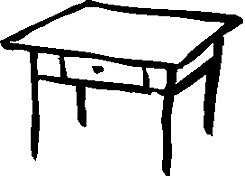 矢量圖桌子