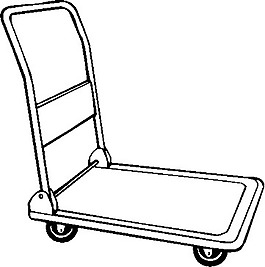 推車矢量圖下載