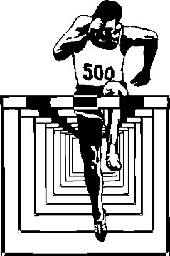 跑步人物矢量圖