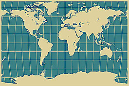 世界地圖矢量素材