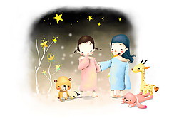 夢幻 童年矢量 卡通高清壁紙