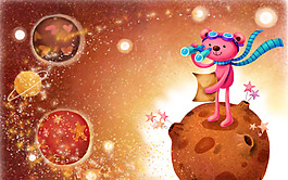 夢(mèng)幻 童年矢量 卡通高清壁紙