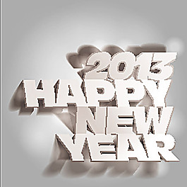 2013新年創(chuàng)意背景矢量01