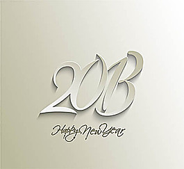 立體效果2013主題創(chuàng)意矢量素材06