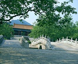 清十三陵圖片明清皇家園林建筑風格