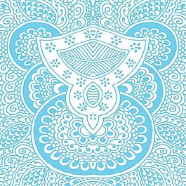 底紋邊框線條矢量素材