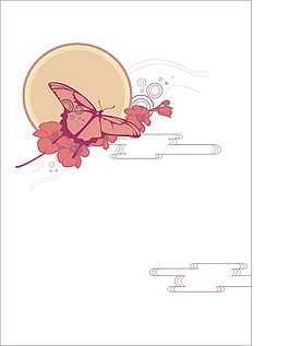 移門圖片蝶花如夢