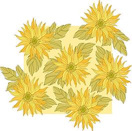 花紋 矢量花紋 底紋背景矢量素材