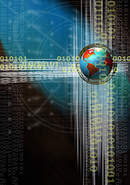 現代通信科技網站設計廣告創意通信數據群篇