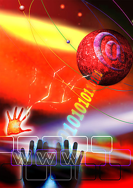 行星運動網(wǎng)絡數(shù)碼游戲背景設計psd素材