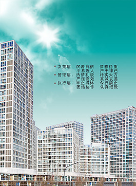 文化展板設計決策管理執行樓房