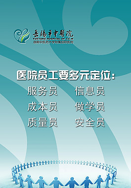 文化展板設(shè)計(jì)醫(yī)院員工定位