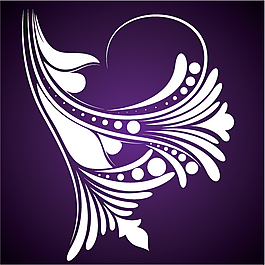歐式華麗植物花紋