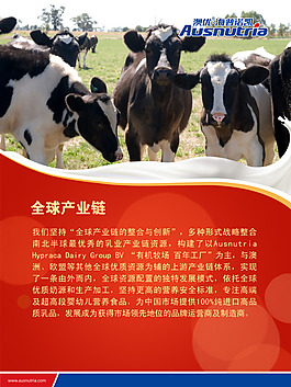 奶粉宣傳廣告奶粉產品頁設計之全球產業鏈