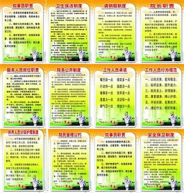 十二款規(guī)章制度職責(zé)制度展板宣傳畫設(shè)計(jì)