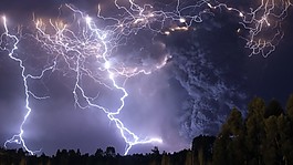 閃電背景