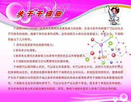 關于干細胞醫院宣傳畫源文件PSD