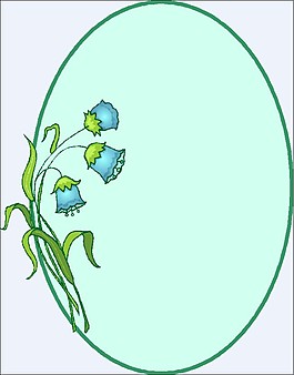 矢量花紋邊框