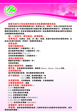 計劃生育展板psd國家計生政策
