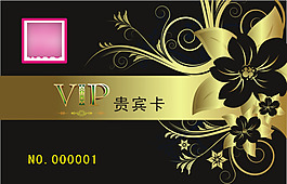 美容美體VIP貴賓卡會(huì)員卡設(shè)計(jì)CDR