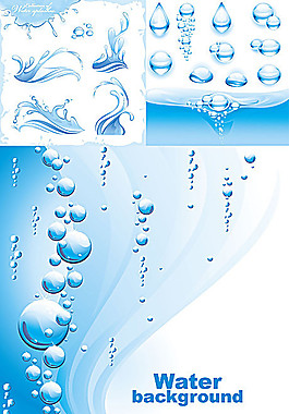水元素背景素材