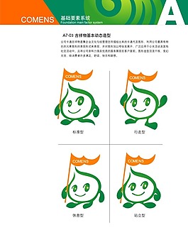 高盟VI標(biāo)識(shí)系統(tǒng)方案吉祥物基本動(dòng)態(tài)造型