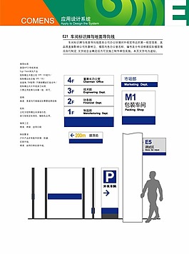 高盟VI標識系統方案車間標識牌與地面導向